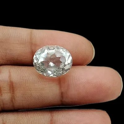 Crystal Quartz - 8.55 Carat (9.39 Ratti) - Origin - India
