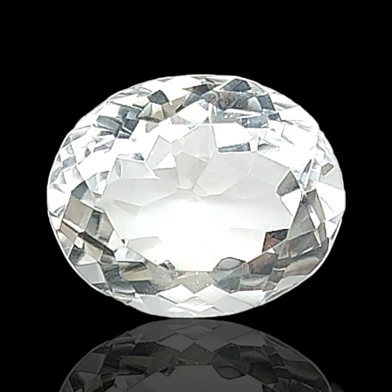 Crystal Quartz - 8 Carat (8.79 Ratti) - Origin - India