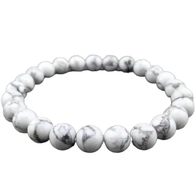 Howlite Bracelet - 8 mm