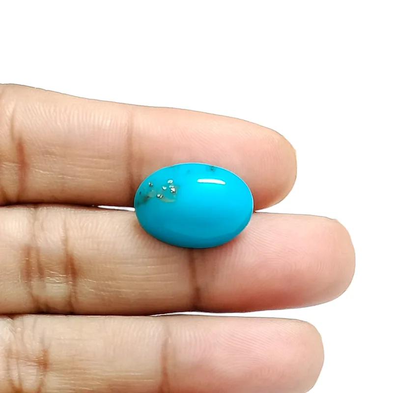 Irani Turquoise (Firoza)- 6.2 Carat (6.81 Ratti)-Origin-Iran