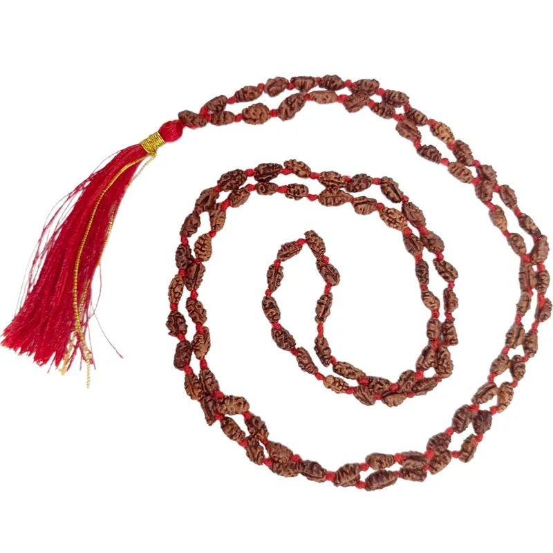 Natural 1 Mukhi Rudraksha Mala-Indonesia - 6-8 MM