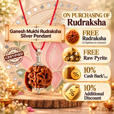 Natural Ganesh Mukhi Nepal Rudraksha Pendant in Pure Silver (Bead Size : 16-19 MM)