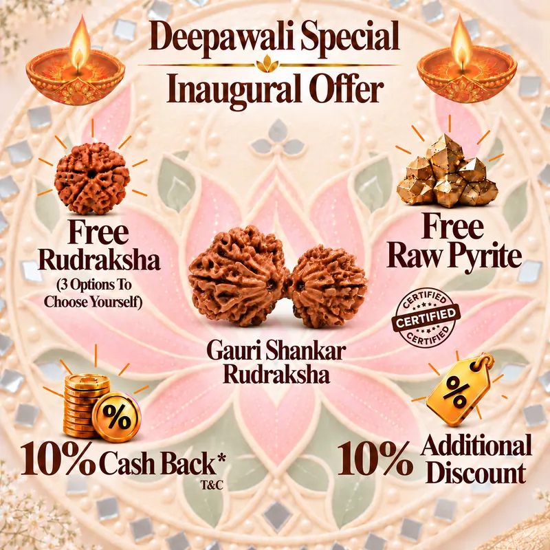 Natural Gauri Shankar Rudraksha - Nepal Origin (Bead Size : 19-24 MM)