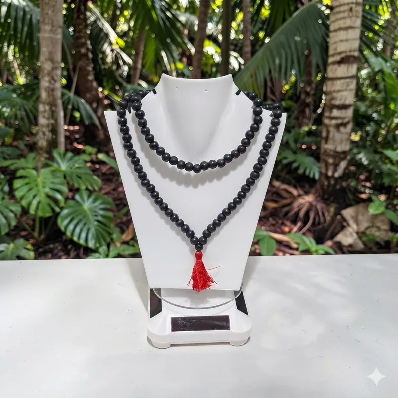Natural Karungali Mala 8mm