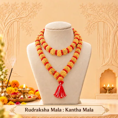 Natural Rudraksha Mala : Kantha Mala