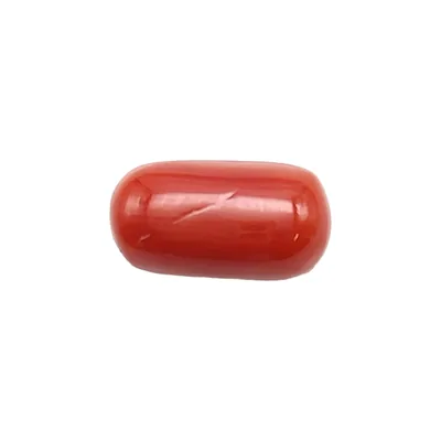 Red Coral Stone - 5.25 Carat (5.76 Ratti)-Origin-Italy