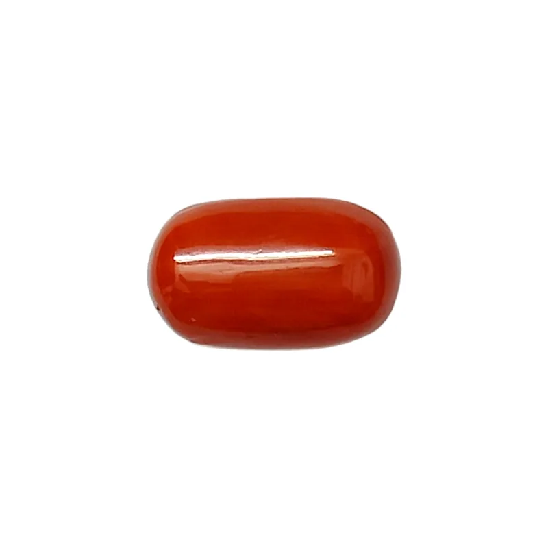 Red Coral Stone - 5.57 Carat (6.12 Ratti)-Origin-Italy