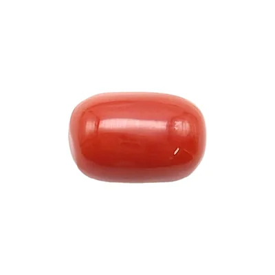 Red Coral Stone - 5.7 Carat (6.26 Ratti)-Origin-Italy