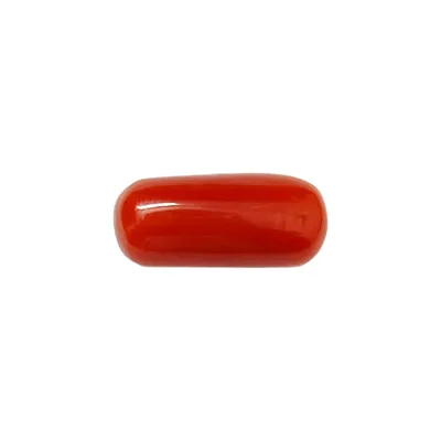Red Coral Stone-6 Carat (6.59 Ratti)-Origin-Italy