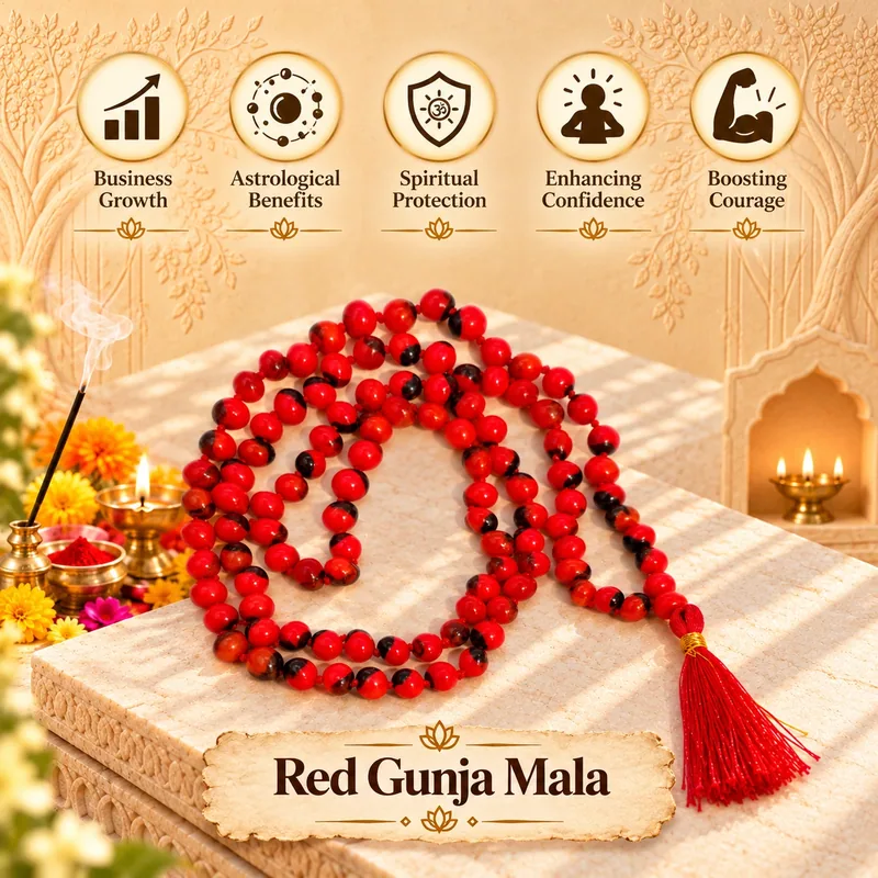 Red Gunja Mala