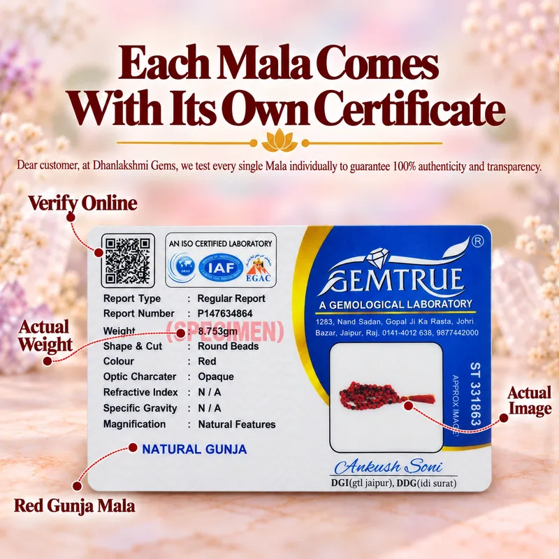 Red Gunja Mala