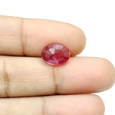 Ruby (Manik)-3.15 Carat (3.4 Ratti)-Origin-Bangkok