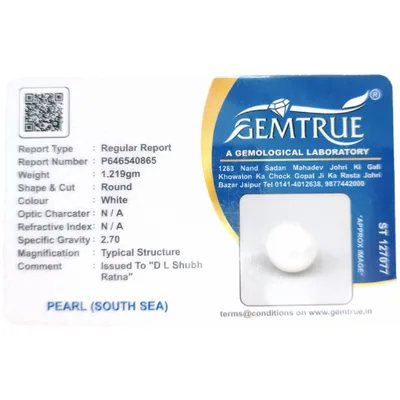 South Sea Pearl (Moti) - 6.09 Carat (6.69 Ratti)