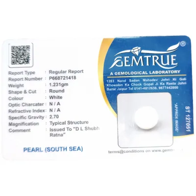 South Sea Pearl (Moti) - 6.15 Carat (6.76 Ratti)