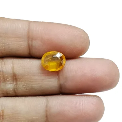 Yellow Sapphire-2.5 Carat (2.80 Ratti)-Origin-Bangkok