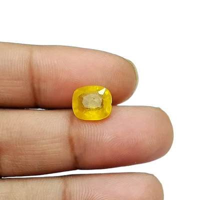 Yellow Sapphire-3.0 Carat (3.37 Ratti)-Origin-Bangkok