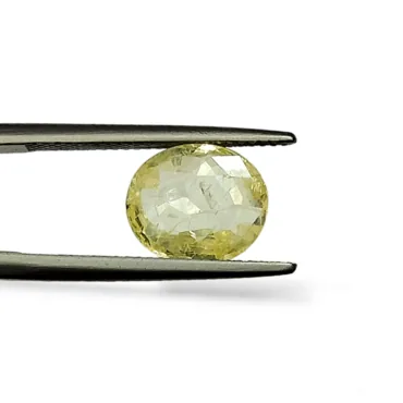 Yellow Sapphire - 4.09 Carat (4.49 Ratti)-Origin-Ceylon (Sri Lanka)