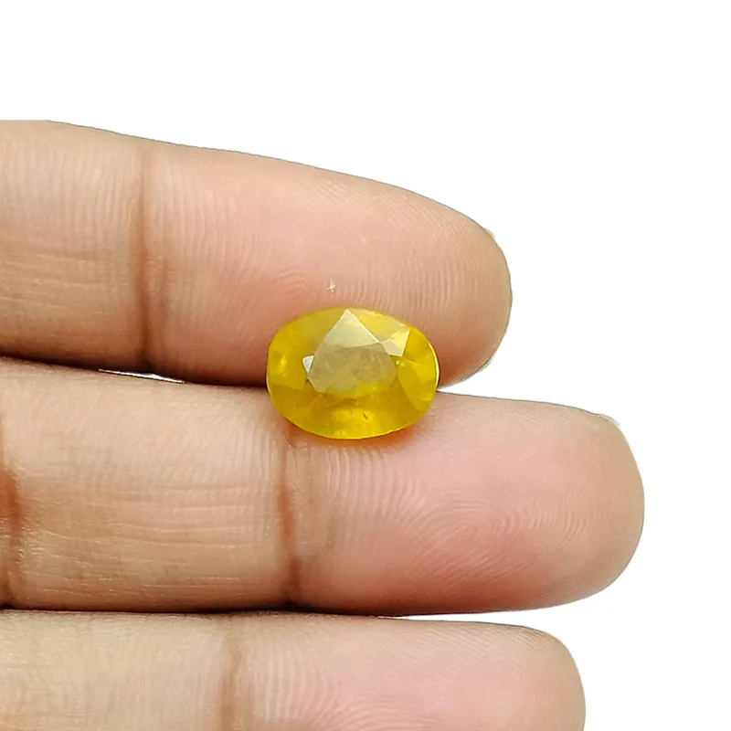 Yellow Sapphire-4.19 Carat (4.60 Ratti)-Origin-Bangkok